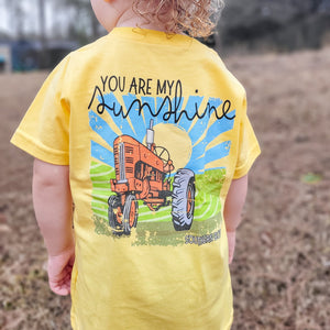 You Are My Sunshine Short Sleeve Kids Tee