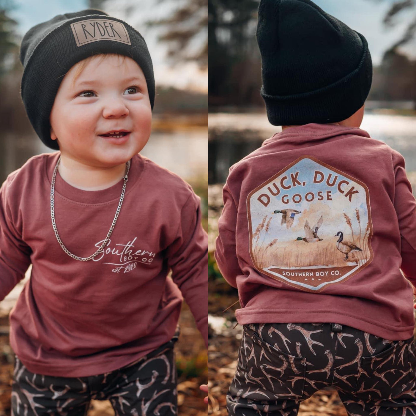 Duck Duck Goose Long Sleeve Kids Tee