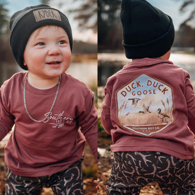 Duck Duck Goose Long Sleeve Kids Tee