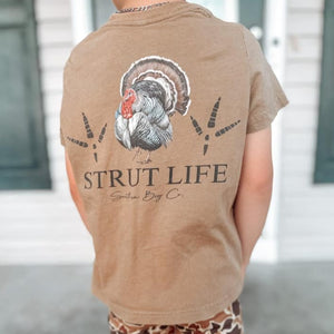 Strut Life Tracks Short Sleeve Kids Tee (D)