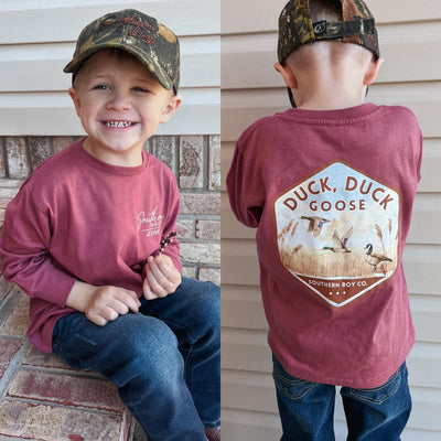 Duck Duck Goose Long Sleeve Kids Tee