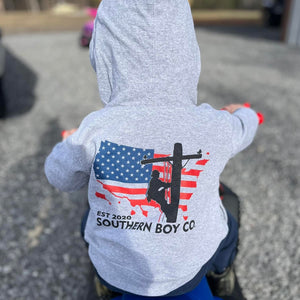 (HOODIE) American Lineman Kids Hoodie