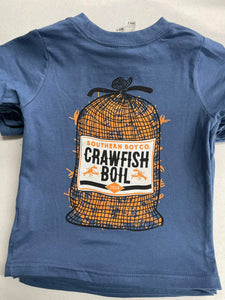 Crawfish Boil Short Sleeve Kids Tee