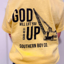 Load image into Gallery viewer, God Will Lift You Up Short Sleeve Kids Tee
