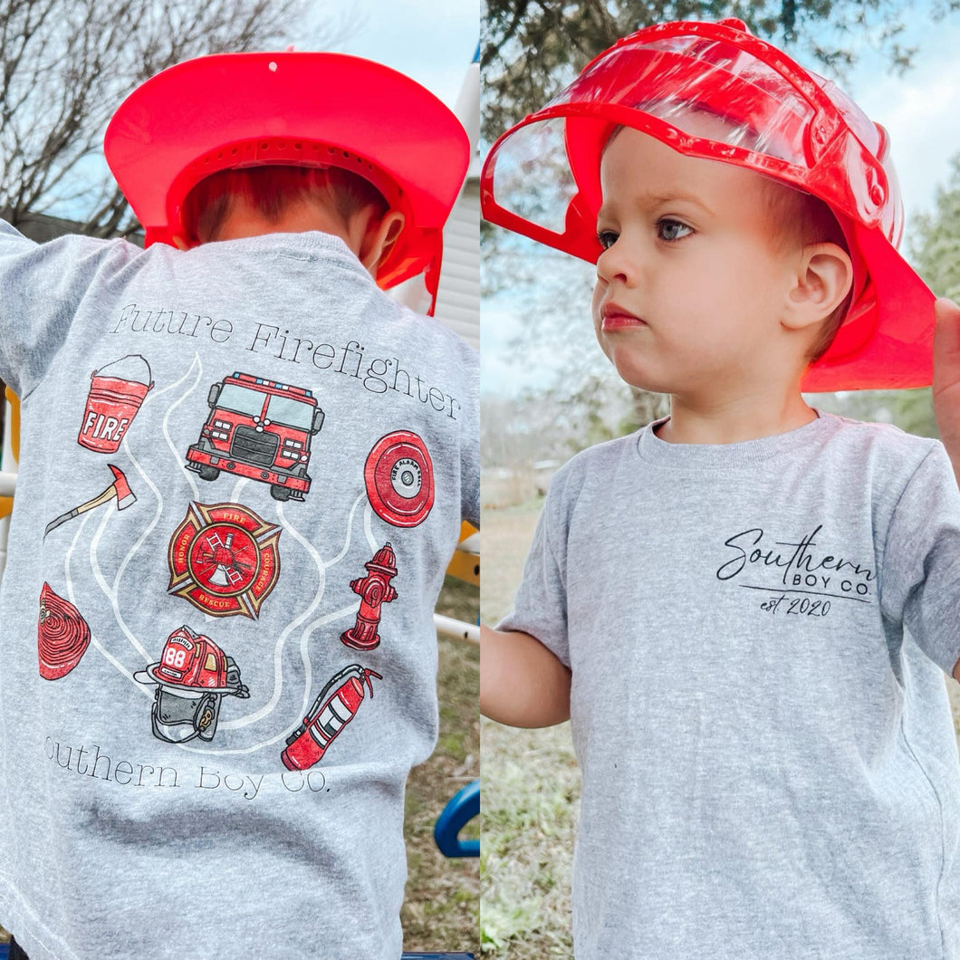 Future Firefighter Short Sleeve Kids Tee