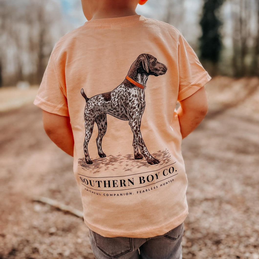 (Peachy) GSP Fearless Hunter Short Sleeve Kids Tee