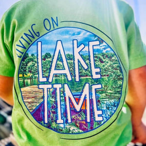 Lake Time Short Sleeve Kids Tee (D)