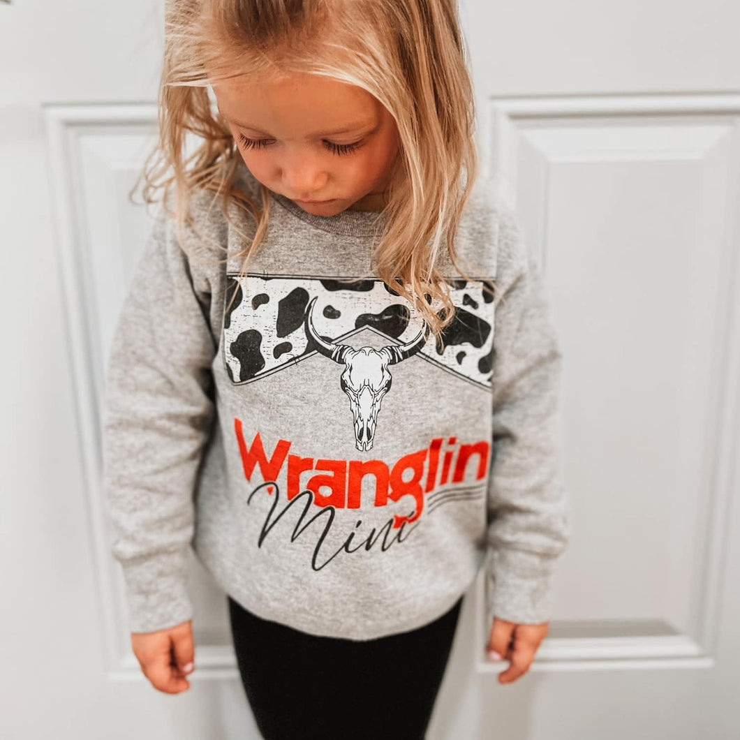 Wranglin Mini Girls Sweatshirt