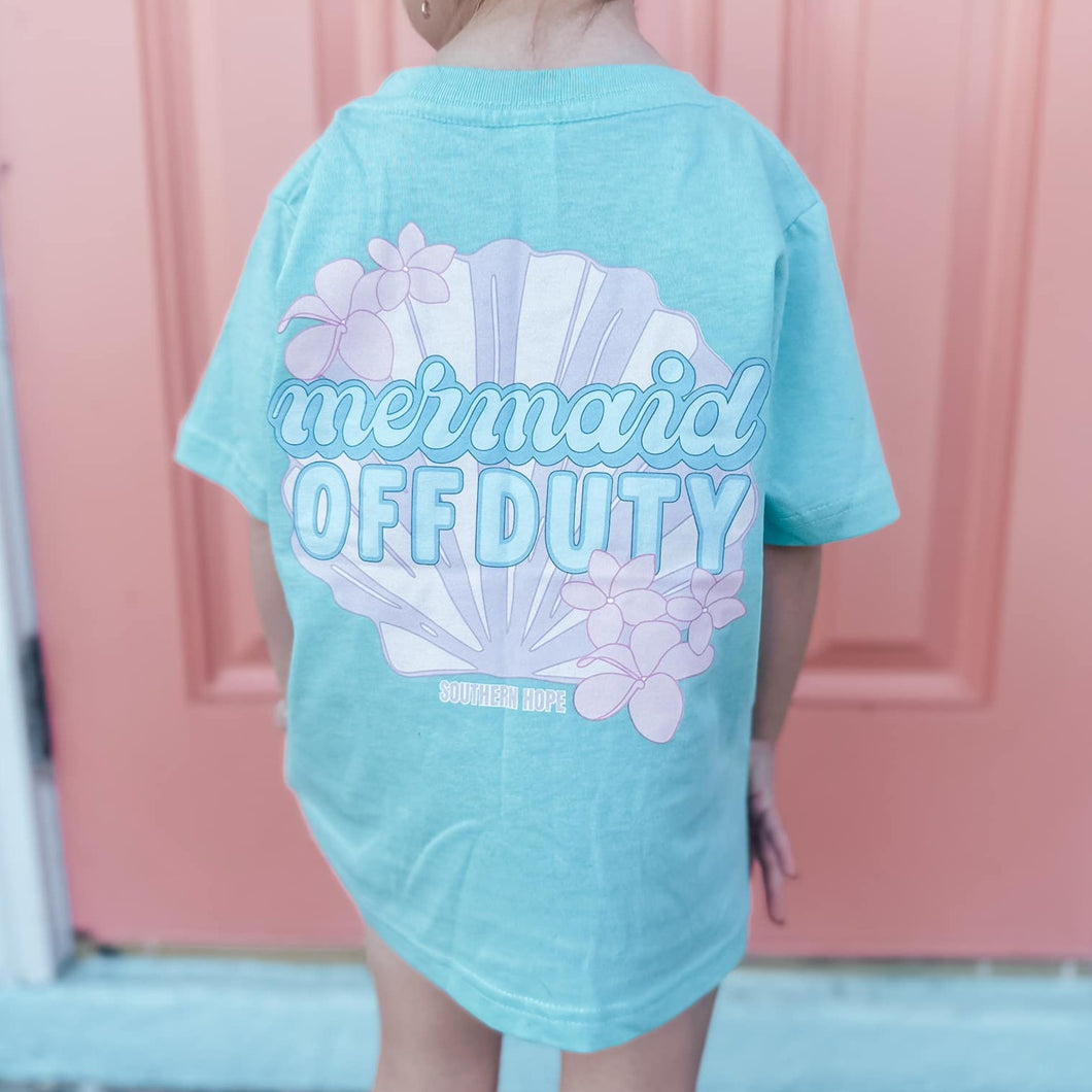 (Chill) Mermaid Off Duty Short Sleeve Kids Tee