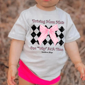 Driving Mom Nuts Short Sleeve Girls Tee