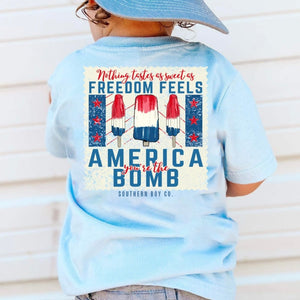 America You’re The Bomb Short Sleeve Kids Tee