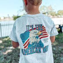 Load image into Gallery viewer, (YOUTH) It’s The American Way Short Sleeve Kids Tee
