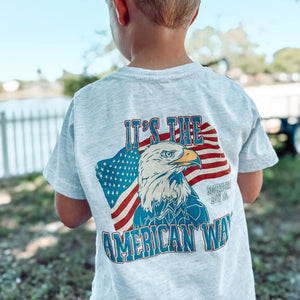 (YOUTH) It’s The American Way Short Sleeve Kids Tee