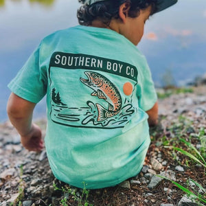 (CHILL) BOYS Sunset Fish Short Sleeve Kids Tee