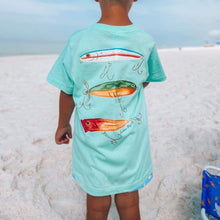 Load image into Gallery viewer, Fishing Lures (CHILL) Short Sleeve Kids Tee (D)
