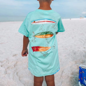Fishing Lures (CHILL) Short Sleeve Kids Tee (D)