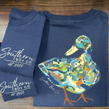 Load image into Gallery viewer, (SHORT) Watercolor Mallard Short Sleeve Kids Tee (D)
