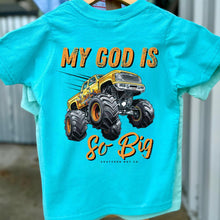 Load image into Gallery viewer, My God is so Big (Truck) Short Sleeve Kids Tee
