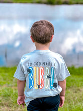 Load image into Gallery viewer, (Silver) God Made a Bubba Short Sleeve Kids Tee
