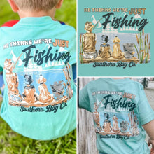 Load image into Gallery viewer, Just Fishing Short Sleeve Kids Tee
