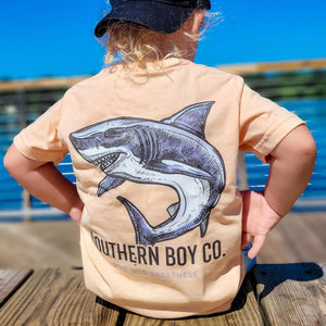 (Peachy) SBC Shark Short Sleeve Kids Tee