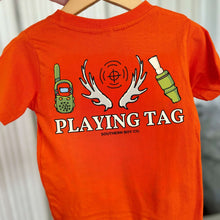 Load image into Gallery viewer, Playing Tag Short Sleeve Kids Tee
