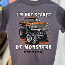 Load image into Gallery viewer, SHORT Not Scared of Monsters Boys Tee
