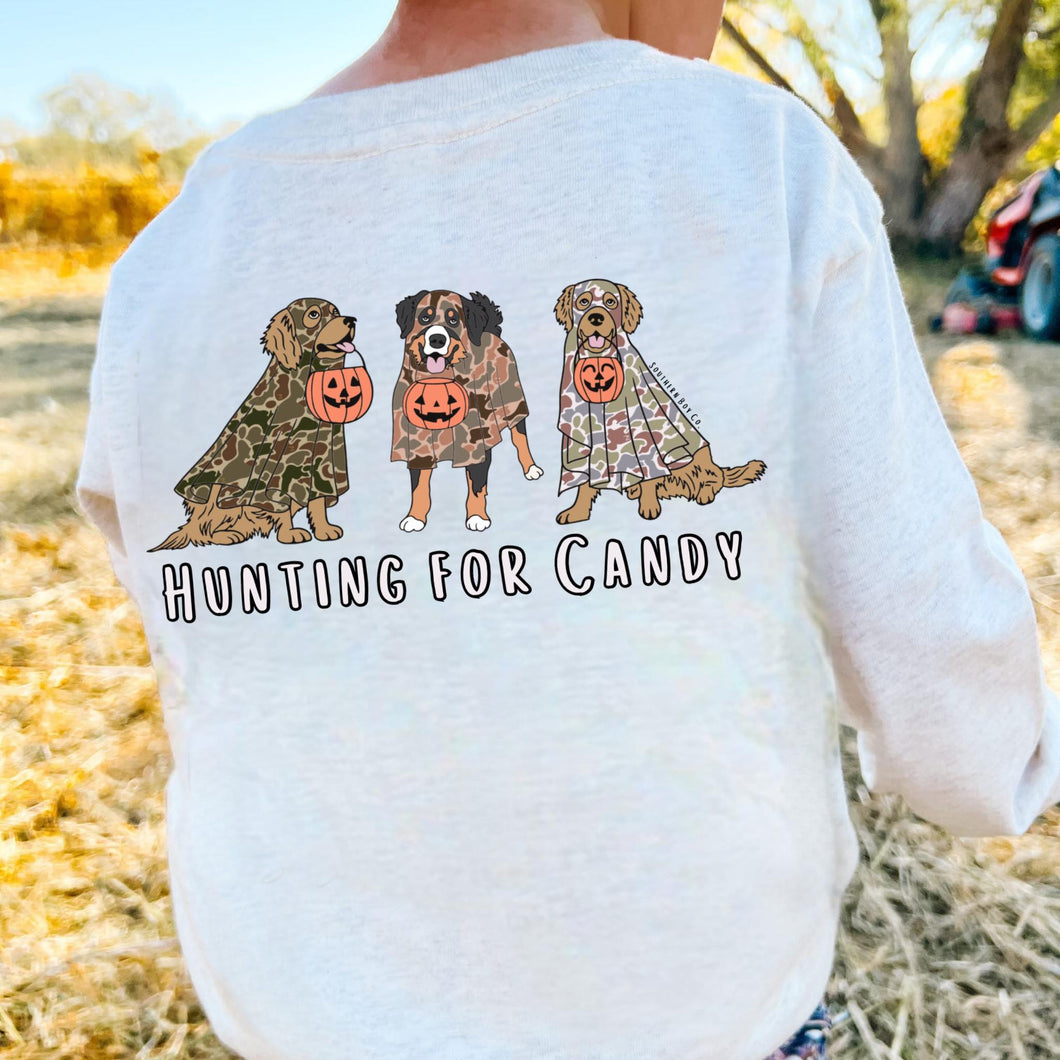 LONG Camo Hunt for Candy Boys Tee