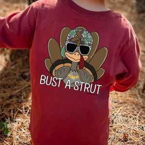 Bust a Strut Long Sleeve Kids Tee