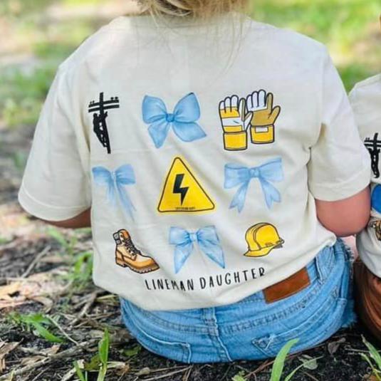 Lineman Daughter Short Sleeve Girls Tee