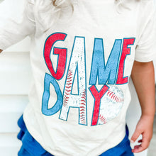 Load image into Gallery viewer, (Girls/Natural) Game Day Short Sleeve Kids Tee
