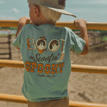 Load image into Gallery viewer, Boot Scootin’ Spooky Short Sleeve Kids Tee
