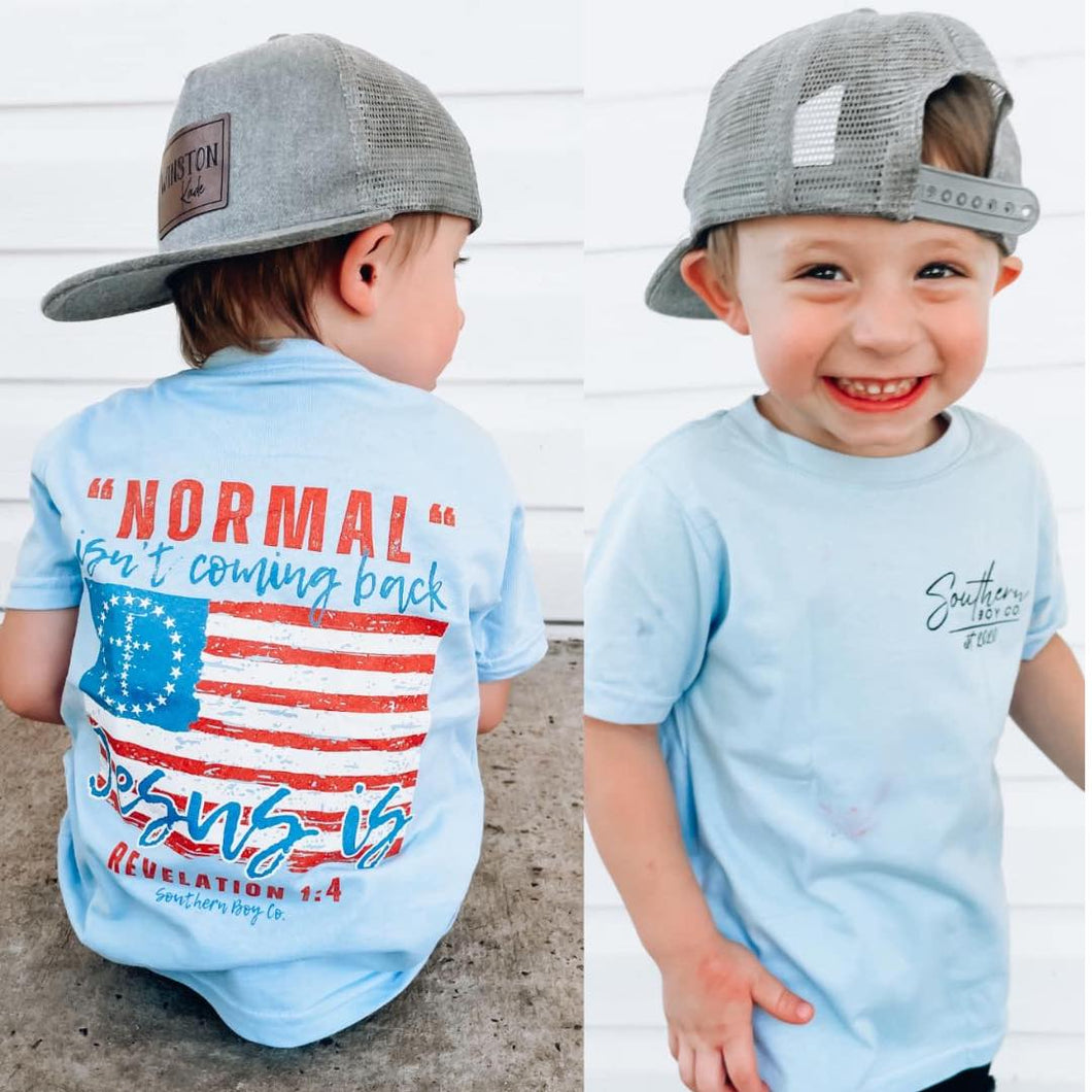 Normal Isn't Coming Back Short Sleeve Kids Tee