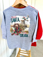 Load image into Gallery viewer, (LONG) Lab Dear Santa Long Sleeve Kids Tee
