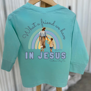 Friend We Have In Jesus Long Sleeve Boys Tee