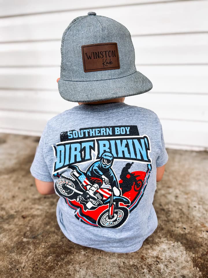 Dirt Bikin' Boy's Short Sleeve Shirt