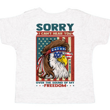 Load image into Gallery viewer, Sound Of My Freedom Short Sleeve Adult Tee (D)
