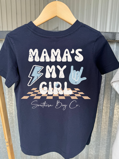 Mama’s My Girl Boy's Short Sleeve Shirt