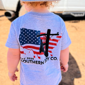 American Lineman Short Sleeve Kids Tee