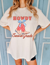 Load image into Gallery viewer, ADULT Howdy Grade Level (Front Design) Short Sleeve Adult Tee
