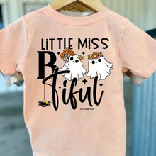 Load image into Gallery viewer, Little Miss Boo-tiful Short Sleeve Girls Tee
