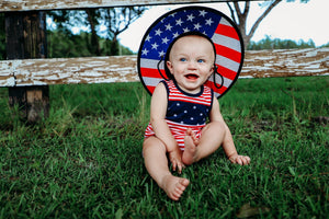 SBC Patriotic Straw Kids Hat