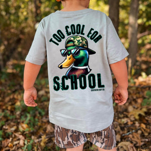 Too Cool For School (Duck) Short Sleeve Kids Tee