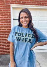 Load image into Gallery viewer, Police Wife Sleeve Adult Tee
