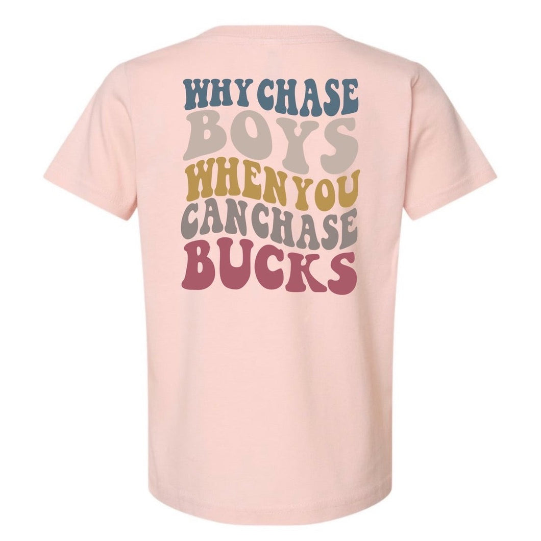 (SHORT) Too Busy Chasing Bucks Short Sleeve Kids Tee