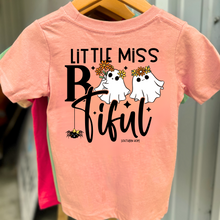 Load image into Gallery viewer, Little Miss Boo-tiful Short Sleeve Girls Tee
