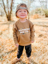 Load image into Gallery viewer, Brown SBC Camo Kids Fleece Sweatshirt
