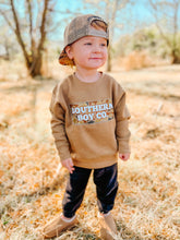 Load image into Gallery viewer, Brown SBC Camo Kids Fleece Sweatshirt
