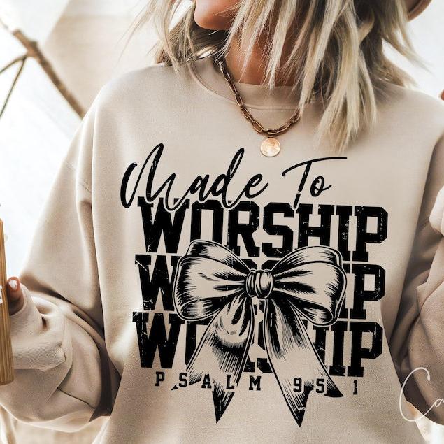 Made to Worship Adult Sweatshirt