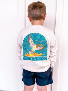 Mallard Stained Glass Long Sleeve Tee